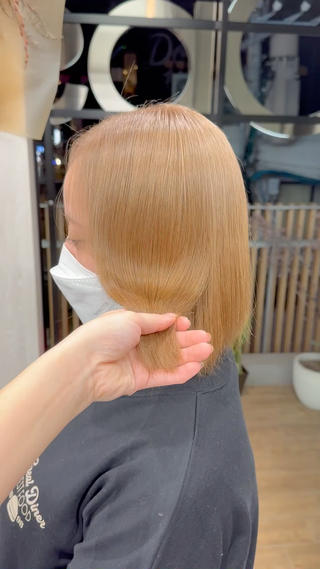 ブリーチ1回〜 ミルクティーベージュ
 