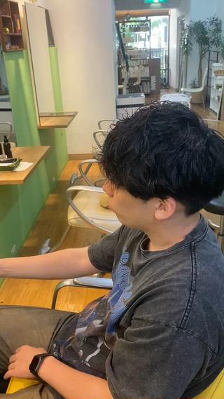 パーマ ヘアアレンジ メンズ 20代〜40代 大塚🌱松原大将のヘアスタイル