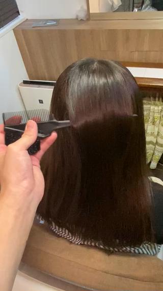 セミロング カラー パーマ ヘアアレンジ 20代〜40代 大塚🌱松原大将のヘアスタイル
