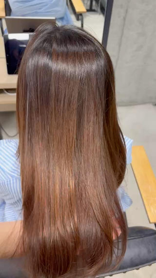 ロング レイヤーカット KAEのヘアスタイル