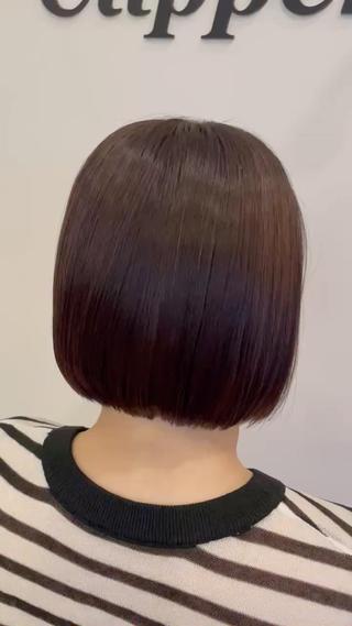 ミディアム 🍓スダユキナ🍓 髪質改善水素カラーのヘアスタイル