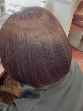 ミディアム 🍓スダユキナ🍓 髪質改善水素カラーのヘアスタイル