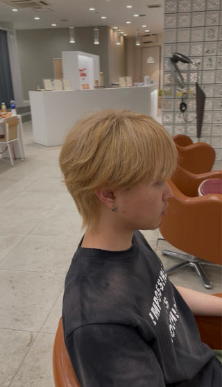メンズ 久保田 優菜のヘアスタイル