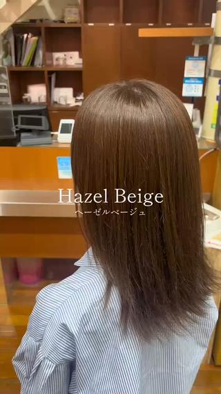 ミディアム ワンカラー/ブリーチ /ストレート友駕🤎のヘアスタイル
