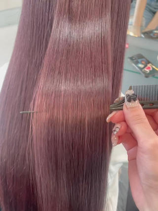 color in 髪質改善トリートメント