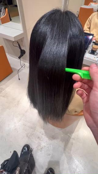 縮毛矯正 