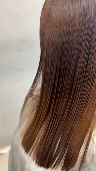 セミロング パーマ 髪質改善・艶カラー HIROTOのヘアスタイル