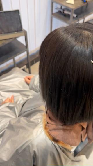 ミディアム パーマ 髪質改善・艶カラー HIROTOのヘアスタイル