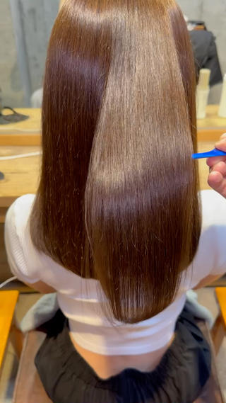 セミロング カラー パーマ ヘアアレンジ 野口 秀人 🫧髪質改善🫧のヘアスタイル