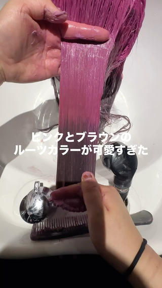 ロング 🧡色落ちまで2度 楽しめる🧡ヨシキのヘアスタイル