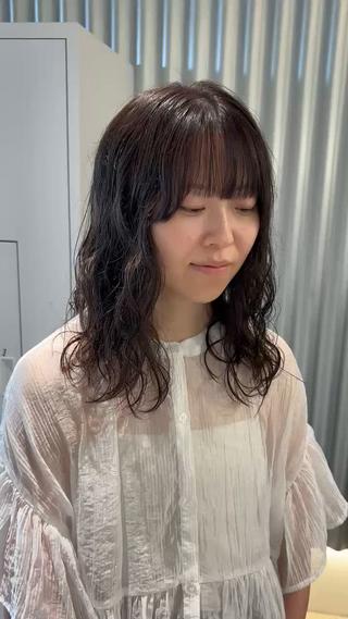 ミディアムパーマ 