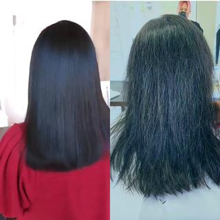 ロング 井上 栄治のヘアスタイル