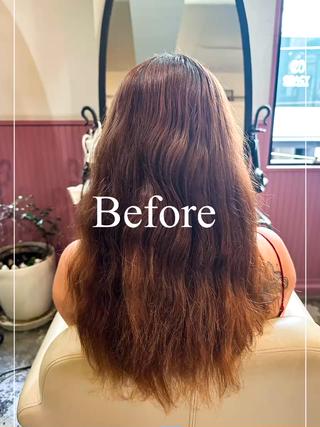 セミロング カラー 表参道Lise おおいしおりのヘアスタイル