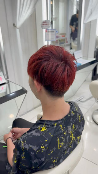 ショート カラー メンズ 🔥men's特化 🔥三上 拓真のヘアスタイル