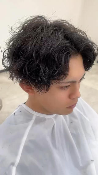 パーマ メンズ ciateメンズ特化 HIROMUのヘアスタイル