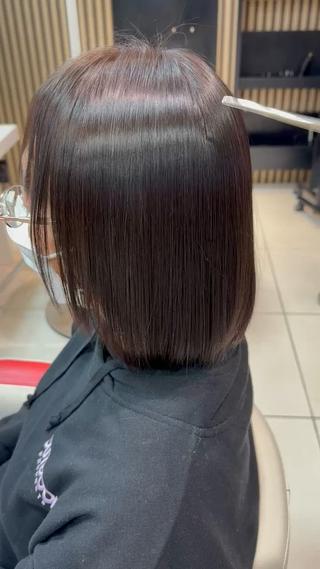 乾かすだけで美髪保つストレート