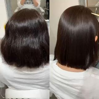 ミディアム 髪質改善 moriのヘアスタイル
