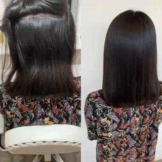 ミディアム 髪質改善 moriのヘアスタイル