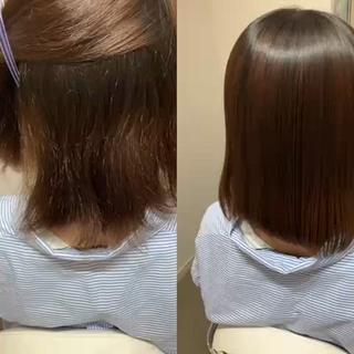 ミディアム 髪質改善 moriのヘアスタイル