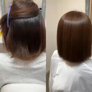 ミディアム 髪質改善 moriのヘアスタイル