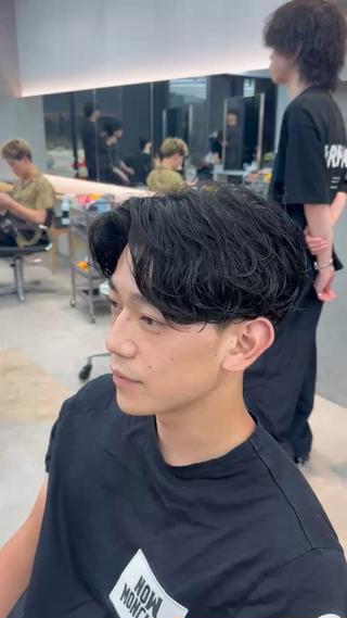 パーマ メンズ カット🔥パーマ特化 fifthりょう🔥のヘアスタイル