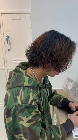 パーマ メンズ カット🔥パーマ特化 fifthりょう🔥のヘアスタイル