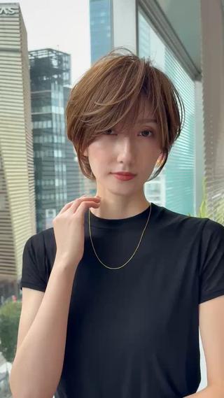 ショート ショート特化／銀座／ 冨田 湖翠のヘアスタイル