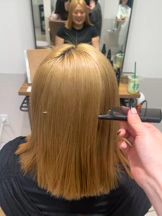 艶髪🎀大阪/ jueru🌟のヘアスタイル