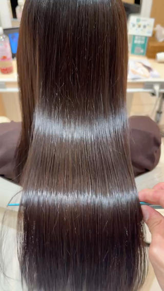 セミロング カラー 髪質改善カラー💎 オオネヨシナリのヘアスタイル