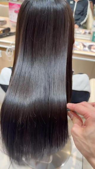 ロング カラー 髪質改善カラー💎 オオネヨシナリのヘアスタイル