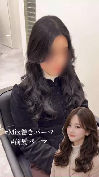 パーマ モ モのヘアスタイル