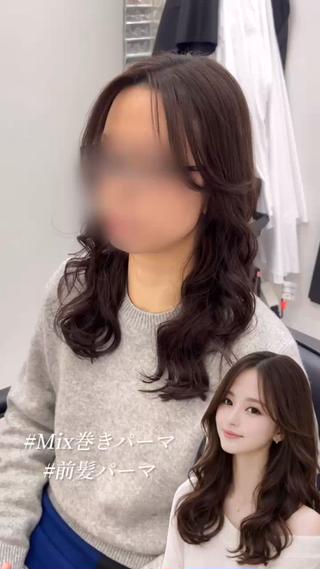 パーマ モ モのヘアスタイル