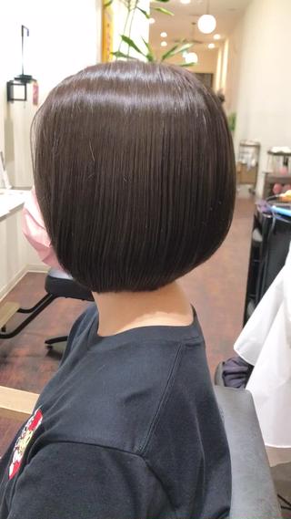 綺麗にまとまるボブスタイル