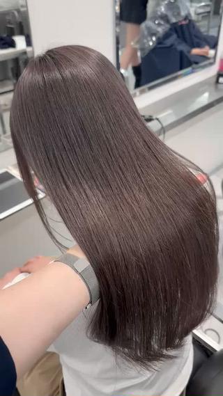 ロング カラー Parve  Mix 🫧梶川虹のヘアスタイル