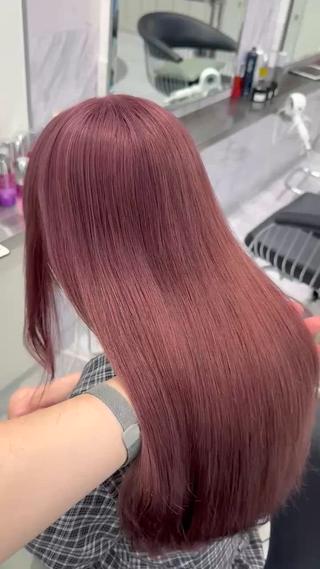 ロング カラー Parve  Mix 🫧梶川虹のヘアスタイル