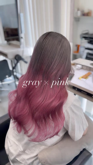 ロング カラー Hardy ショータのヘアスタイル