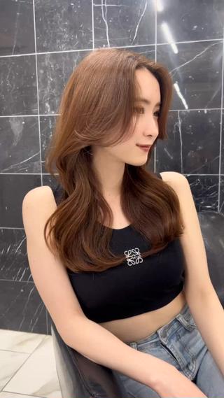 #韓国ヘア #レイヤーカット #顔まわりカット
