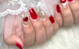 #バレンタインネイル
#ハートネイル
#ホロネイル