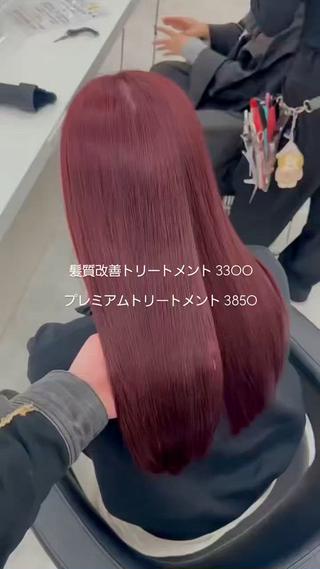 カラー 🍒renka🍒 ボブ/ショート/暖色のヘアスタイル