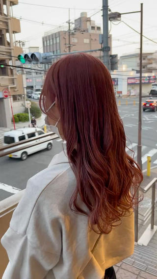 cherry pink
ブリーチ1回〜可能なカラーです