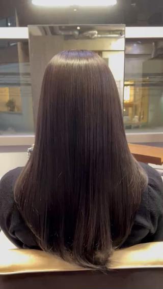 ロング 松井 夏輝のヘアスタイル
