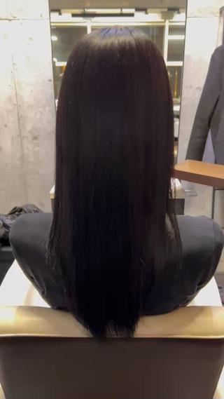 ロング 松井 夏輝のヘアスタイル