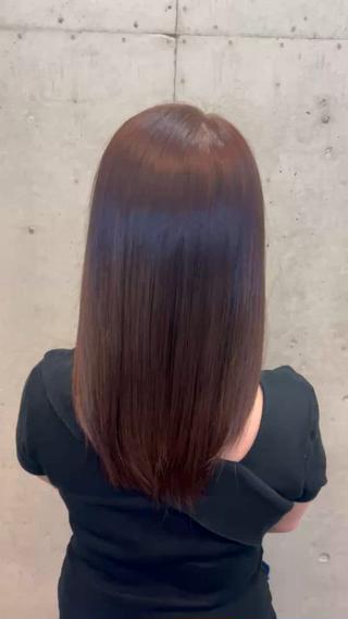 ロング カラー 松井 夏輝のヘアスタイル