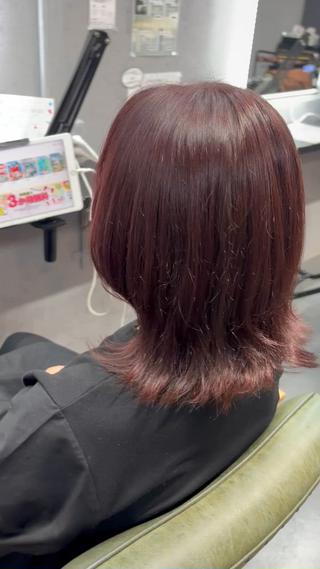 ミディアム やぶかみ りんのヘアスタイル