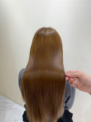 ロング カラー パーマ 髪質改善特化 🫧松野力也のヘアスタイル