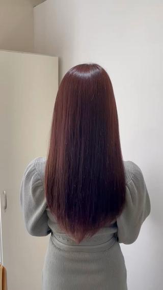ロング カラー ヘアアレンジ 髪質改善×レイヤー 🫧松野力也のヘアスタイル