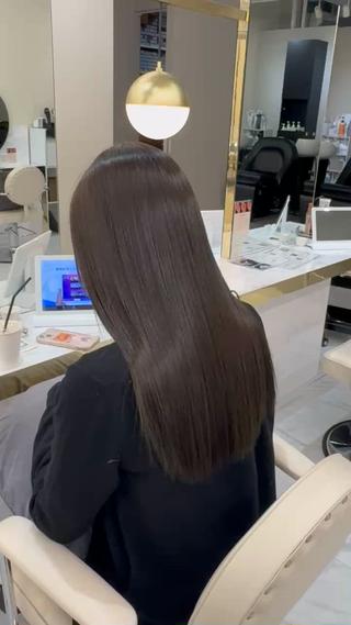 ロング カラー パーマ 髪質改善特化 🫧松野力也のヘアスタイル