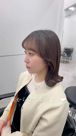 #デジタルパーマ
#コテ巻き風パーマ
#韓国風パーマ
#パーマ
#ミディアムパーマ
#前髪パーマ
#外ハネ