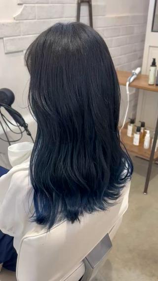 ロング カラー 前田 香恋のヘアスタイル