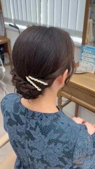 タイトシニヨンアレンジ